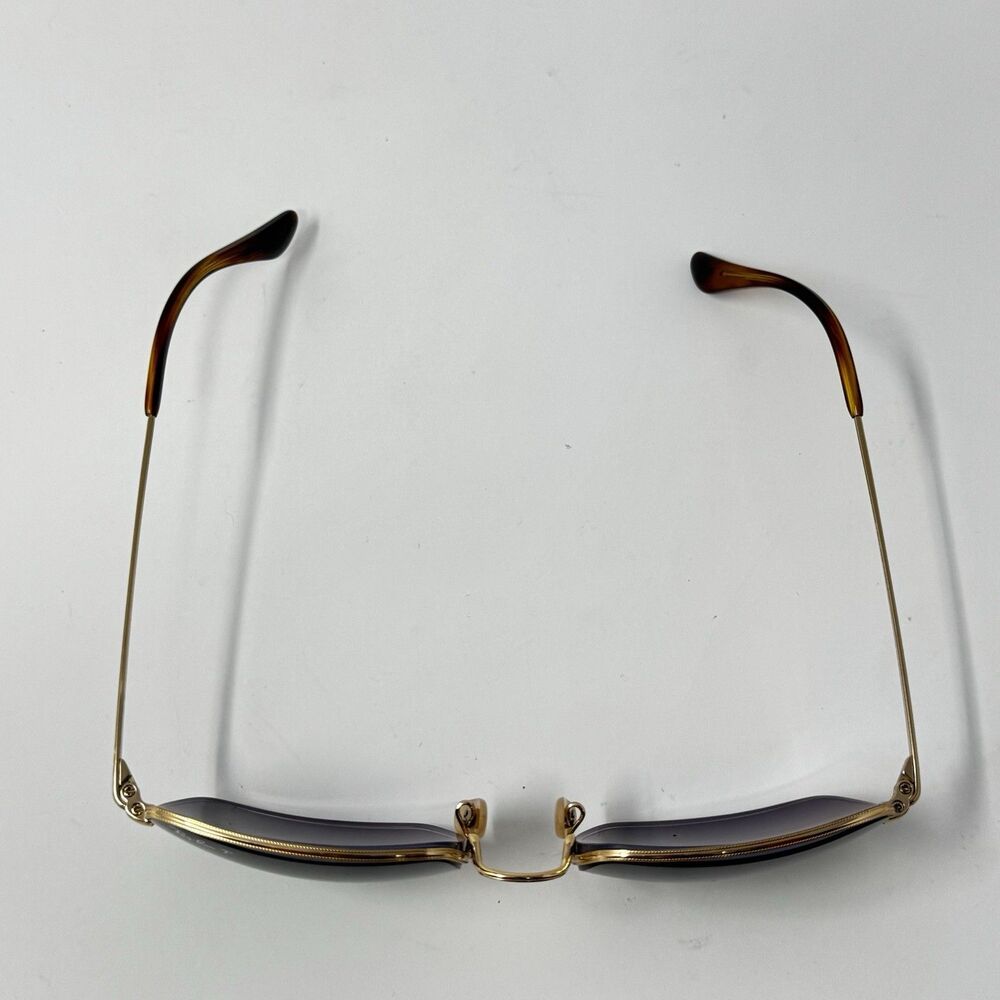 Ray-Ban RB1971 Square 9147/51 Gold Polarized Sunglass Frames 54-19-145 - Picture 3 of 8